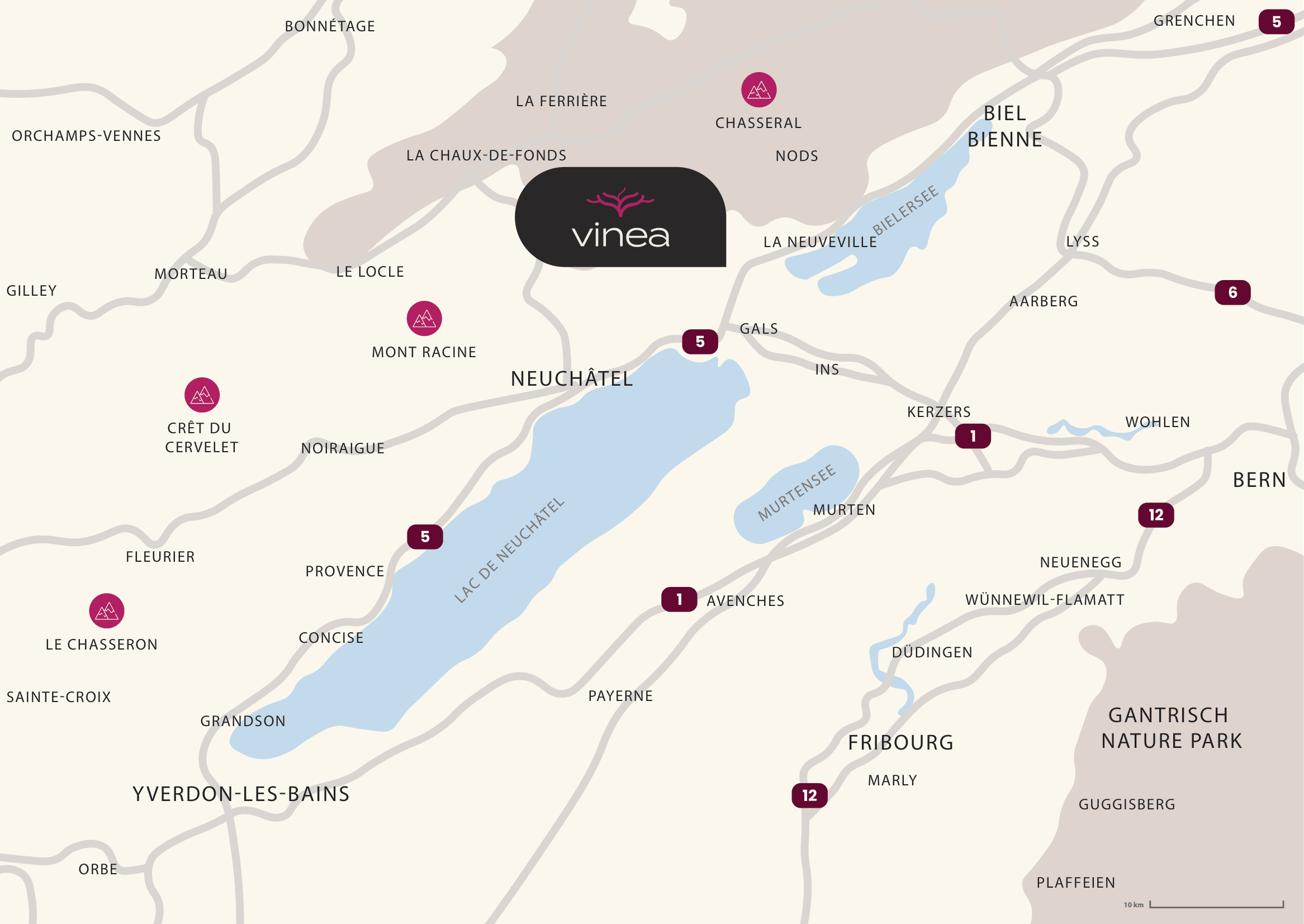 Vinea map