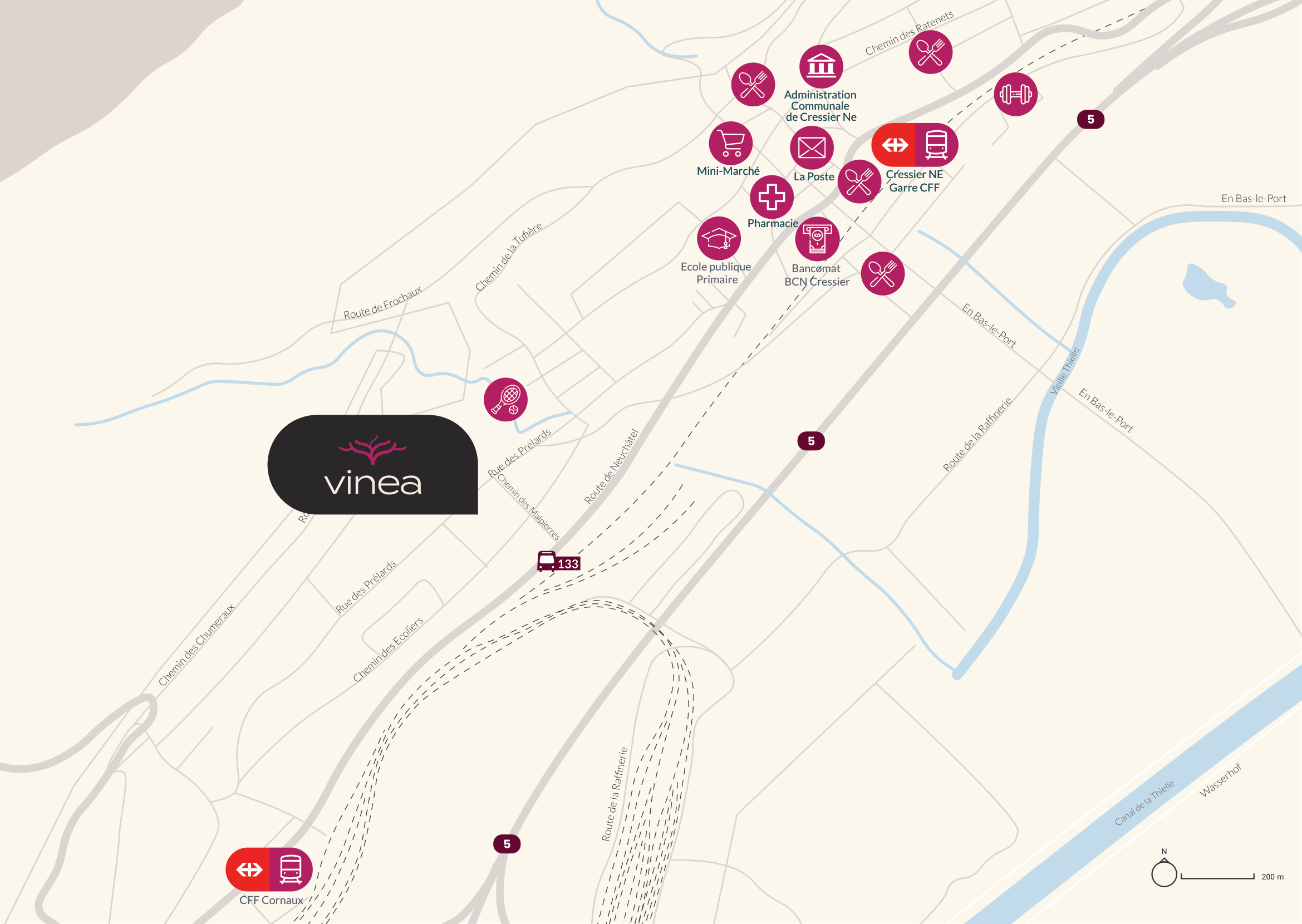 Vinea map
